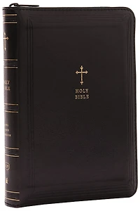 KJV Holy Bible: Compact with 43,000 Cross References, Black Leathersoft, Red Letter, Comfort Print: King James Version