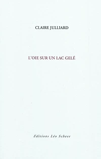L'oie sur un lac gelé