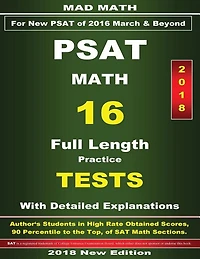 2018 New PSAT Math 16 Tests