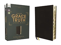 NASB, The Grace and Truth Study Bible (Trustworthy Practical Insights), Hardcover, Green, Red Letter, 1995 Text, Comfort Print