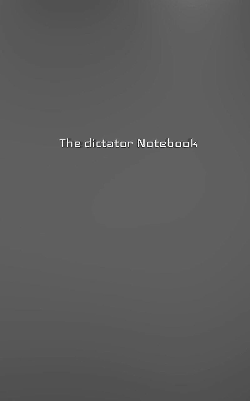The dictator Creative journal blank notebook: The dictator Creative journal blank notebook