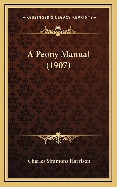A Peony Manual (1907)
