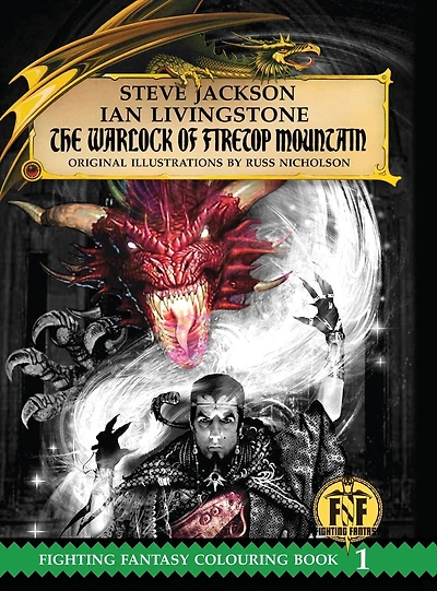The Warlock of Firetop Mountain Colouring Book