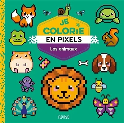 Les animaux: je colorie en pixels