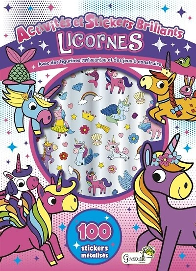 Licornes: activités et stickers brillants