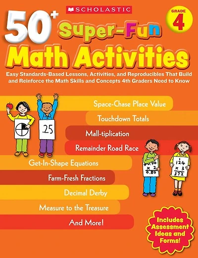 50+ Super-Fun Math Activities: Grade 4