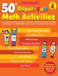 50+ Super-Fun Math Activities: Grade 4