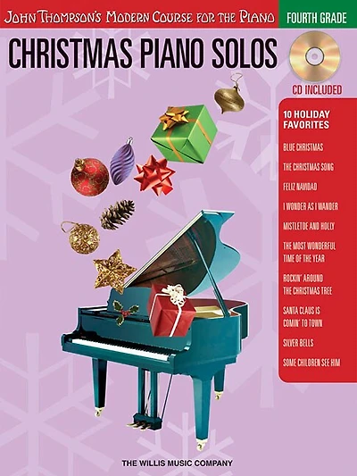 Christmas Piano Solos - Fourth Grade (Book/CD Pack): John Thompson's Modern Course for the Piano