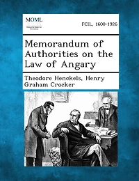 Memorandum Of Authorities On The Law Angary