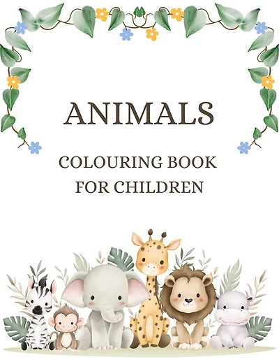 Animals Colouring Book For Children