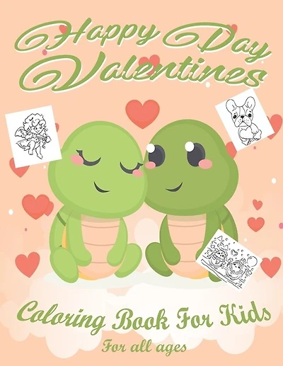 Valentines Day Coloring Book for Kids: Lovely animals coloring books, Valentine's day coloring book, Baby books valentines day, Valentines day toddler book, Cute Coloring Book for Little Girls and Boys, Valentines Day Coloring books for Toddlers