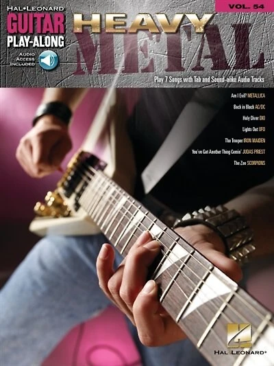 Heavy Metal: Guitar Play-along Volume 54