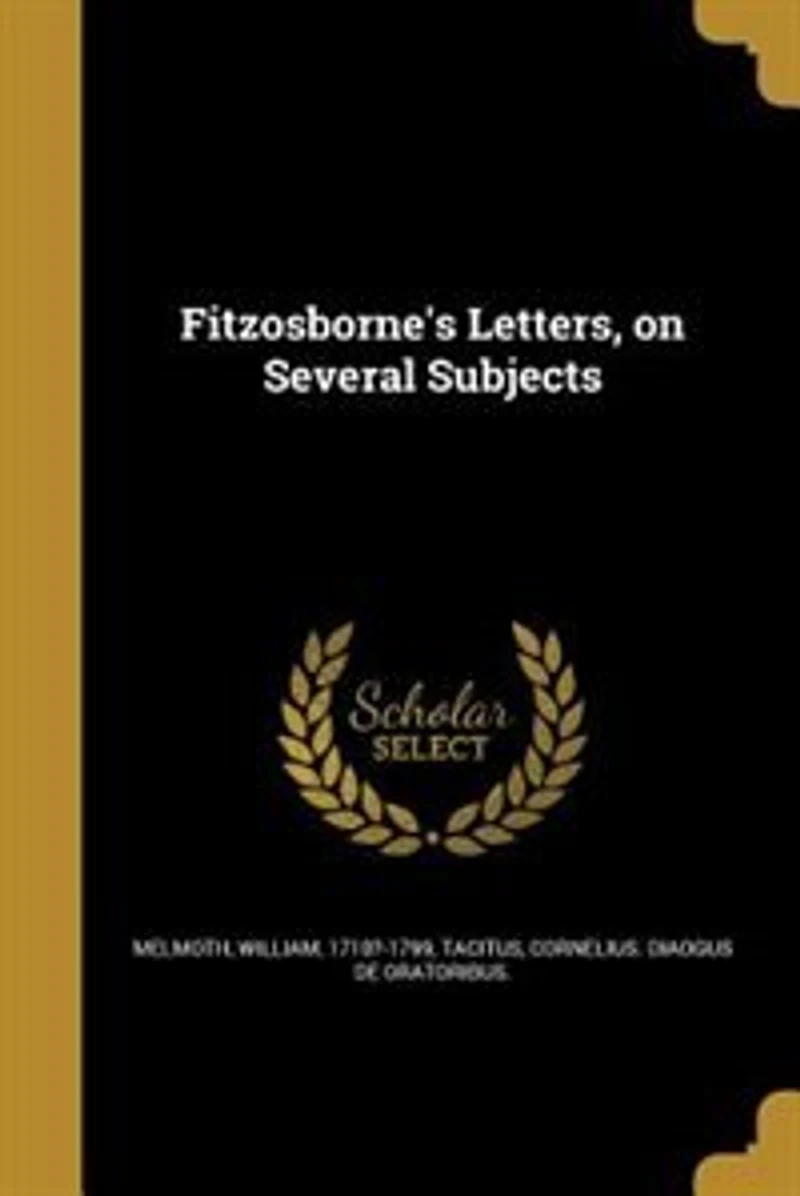Fitzosborne's Letters, on Several Subjects (Classic Reprint)