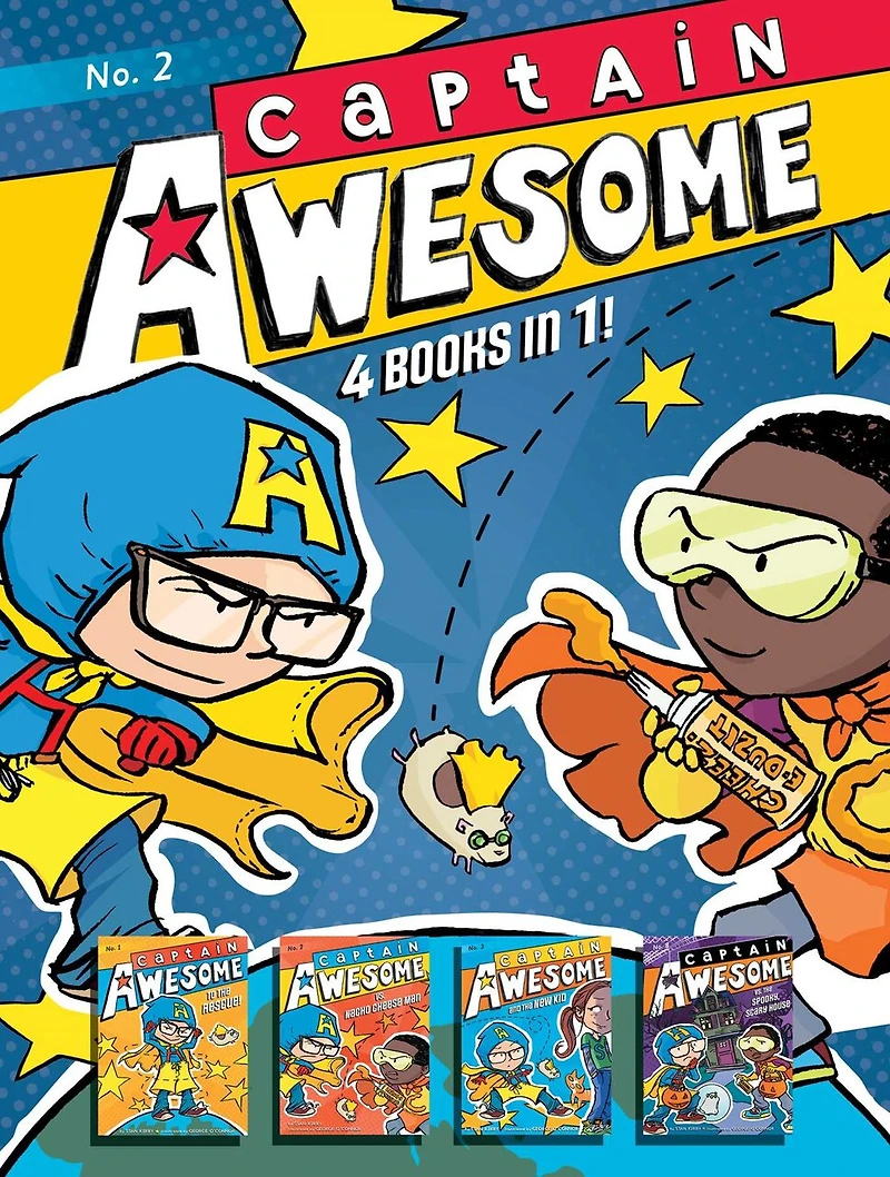 Captain Awesome 4 Books in 1! No. 2: Captain Awesome to the Rescue, Captain Awesome vs. Nacho Cheese Man, Captain Awesome and the New Ki