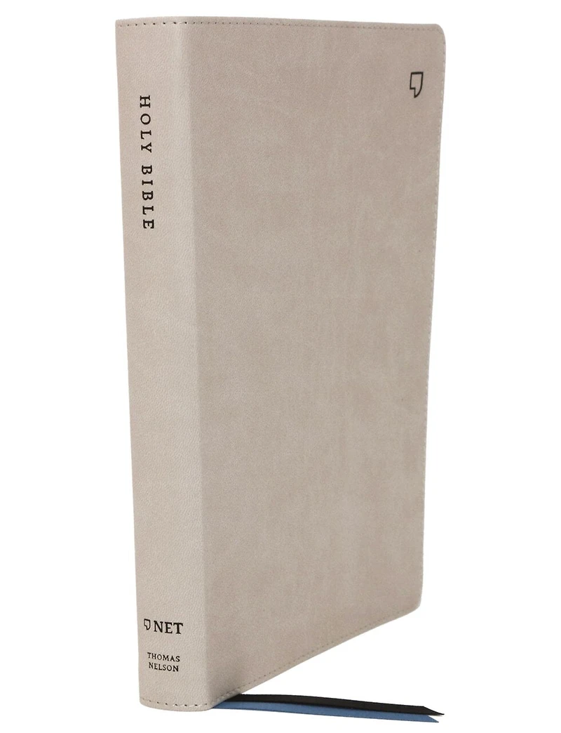 Net Bible, Thinline Large Print, Leathersoft, Black, Comfort Print: Holy Bible