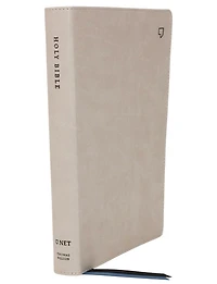 Net Bible, Thinline Large Print, Leathersoft, Black, Comfort Print: Holy Bible