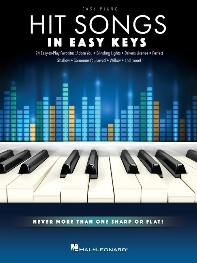Hit Songs - Easy Keys: Piano Songbook with Never More Than One Sharp or Flat!