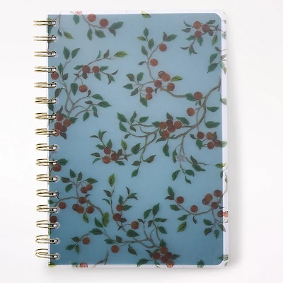 A5 Polypro Spiral Notebook, Crab Apples