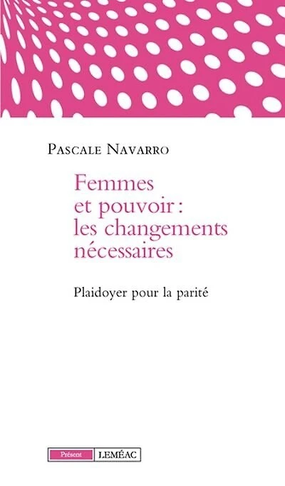 Femmes et pouvoir: les changements nécessaires : plaidoyer pour la parité