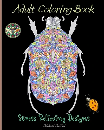 Adult Coloring Book for Stress Relief: Adult Coloring Patterns for Stress Relieving with Different and Unique Designs