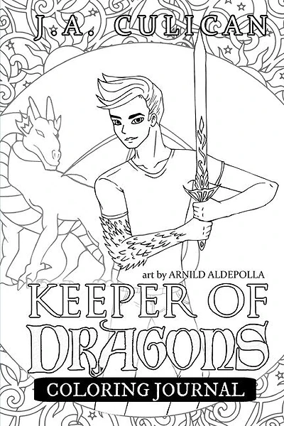 Keeper of Dragon: Coloring Journal