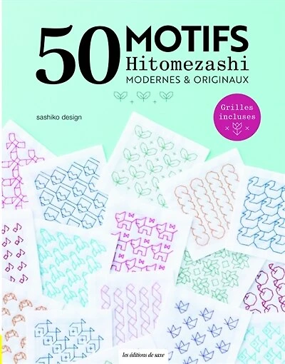 50 motifs hitomezashi: modernes & originaux