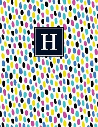 Personalized Posh: Modern Dot (H) 2018 Monthly/Weekly Planning Calendar