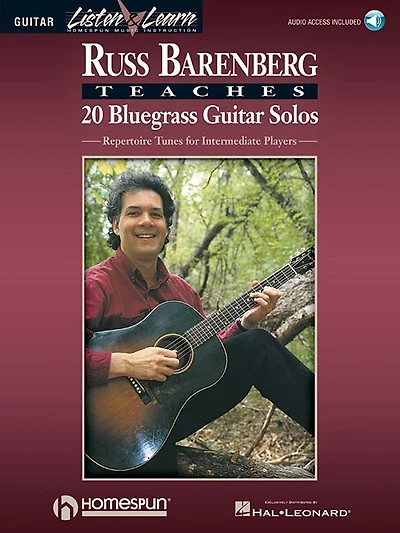 Russ Barenberg Teaches 20 Bluegrass Guitar Solos: Repertoire Tunes For Intermediate Players