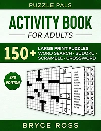 Activity Book for Adults: 150+ Large Print Sudoku, Word Search, and Word Scramble Puzzles