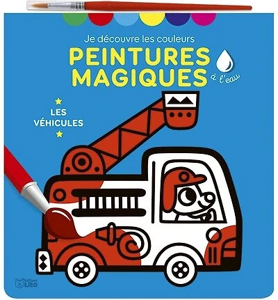 Les véhicules: peintures magiques à l'eau