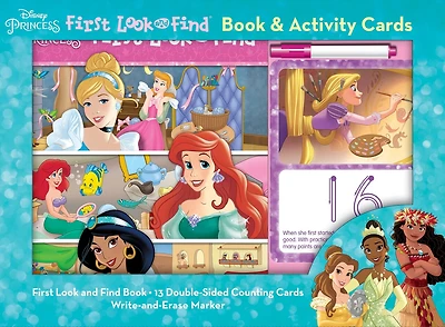 DISNEY PRINCESS 1ST LOOK & FIND BK & ACT