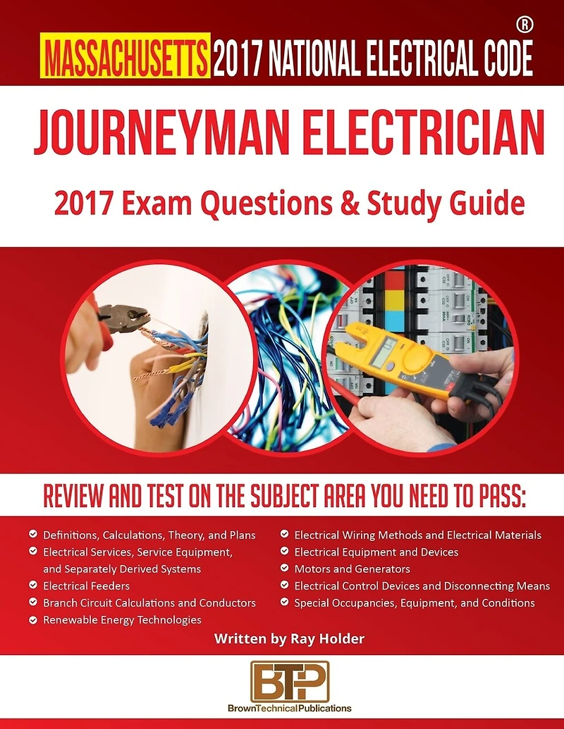 Massachusetts 2017 Journeyman Electrician Study Guide