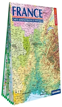 France: carte physique et administrative