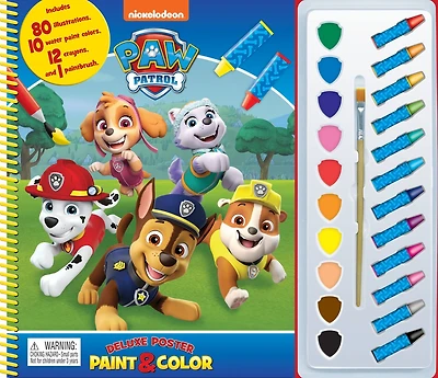 PAW PATROL DELUXE POSTER PAINT & COLOR: PAW PATROL