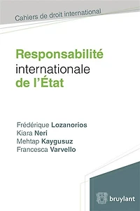 Responsabilité internationale de l'Etat