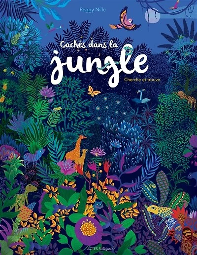 Cachés dans la jungle: cherche et trouve