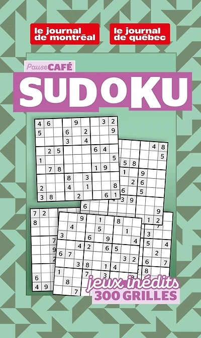 PAUSE CAFE : SUDOKU 2026 NO 1