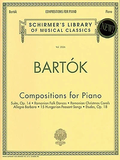 Compositions for Piano: Schirmer Library of Classics Volume 2026 Piano Solo