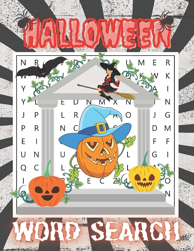 Halloween Word Search: Happy Halloween Activity Book. Word Find Puzzle Books for Adults. Activities and Games for Adults. Easy to Medium Levels.