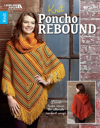 Knit Poncho Rebound: Lavish Looks Revive the Ultimate Comfort Wrap!