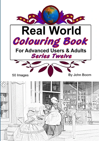 Real World Colouring Books Series