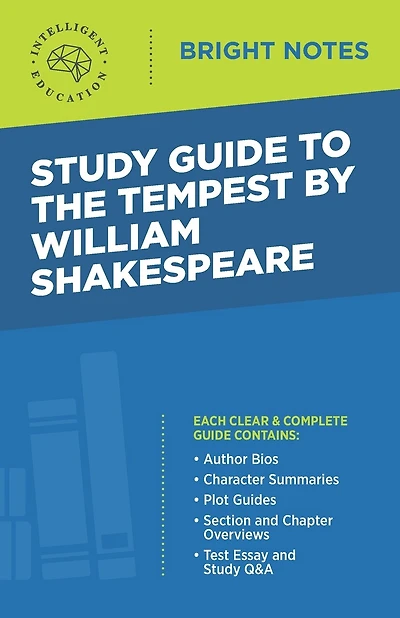 Study Guide to The Tempest by William Shakespeare
