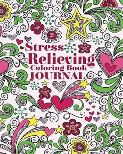 Stress Relieving Coloring Book Journal