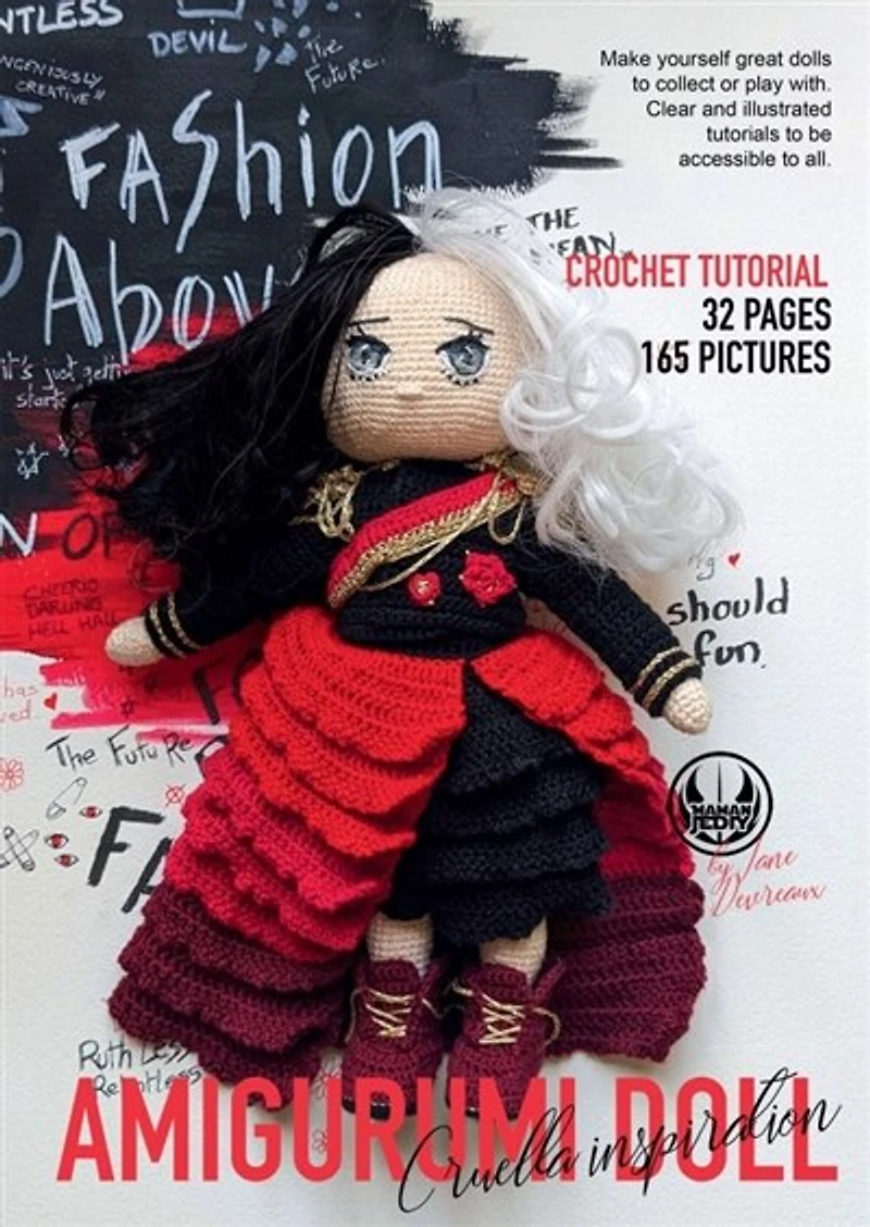 Amigurumi Doll : Cruella inspired crochet pattern: Cruella inspired crochet pattern