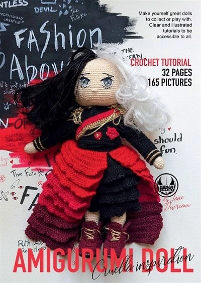 Amigurumi Doll : Cruella inspired crochet pattern: Cruella inspired crochet pattern