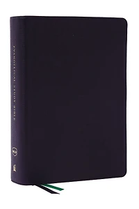 Evangelical Study Bible: Christ-centered. Faith-building. Mission-focused. (NKJV, Brown Leathersoft, Red Letter, Thumb Indexed, Large Comfort Print)