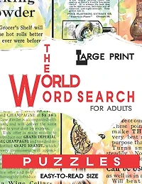 In The World Word Search Puzzles Book: Large Print Word Search Book for Adults