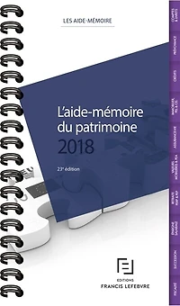 L' aide-mémoire du patrimoine: 2025