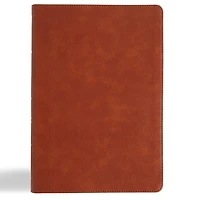 CSB Giant Print Single-Column Bible, Earthen Teal SuedeSoft LeatherTouch
