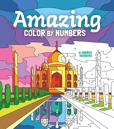 Amazing Color by Numbers: Includes 45 Artworks To Colour